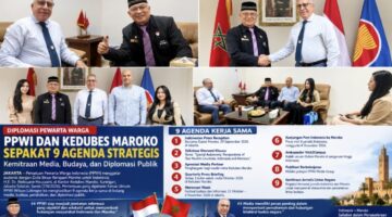 Diplomasi Pewarta Warga: PPWI dan Kedubes Maroko Sepakati 9 Agenda Strategis